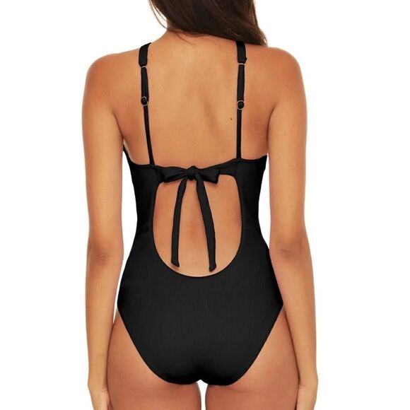 NWT BECCA Swimsuit! New  I only have fine ribbed white in stock - Picture 4 of 5